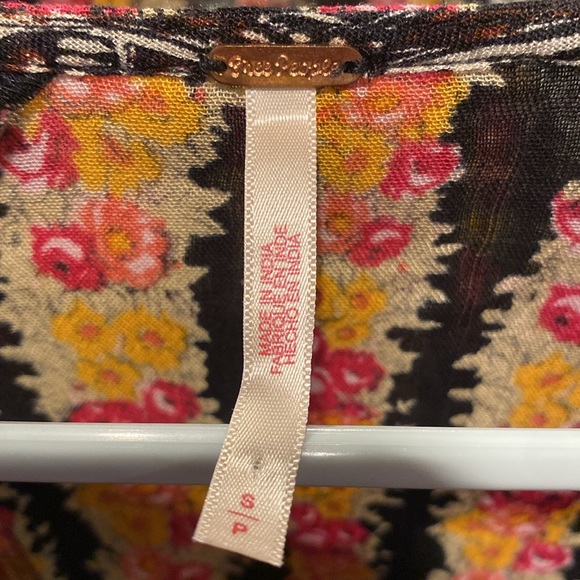 Free People multicolor boho tunic. Women size S. - Picture 2 of 3